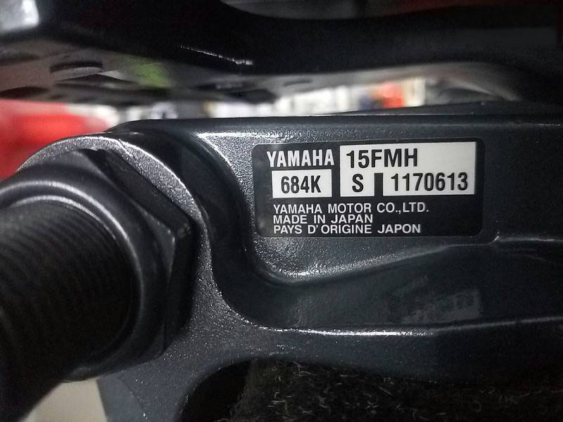 ,100 Yamaha 15FMHS 15hp 2 Stroke Outboard Engine Short Shaft