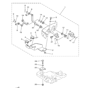 Yamaha Attack Commands of 9.9hp 15hp 2 Stroke outboard motor