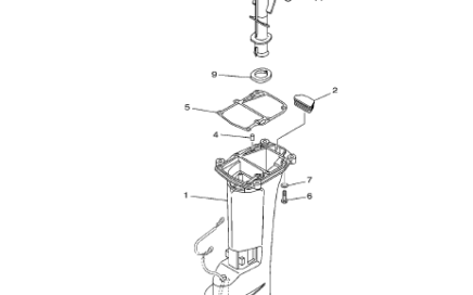 Yamaha Leg of 9.9 F-15F 2 stroke outboard engine