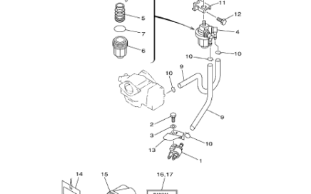 Yamaha Fuel pump for Yamaha 9.9 F-15F 2 stroke outboard Engine